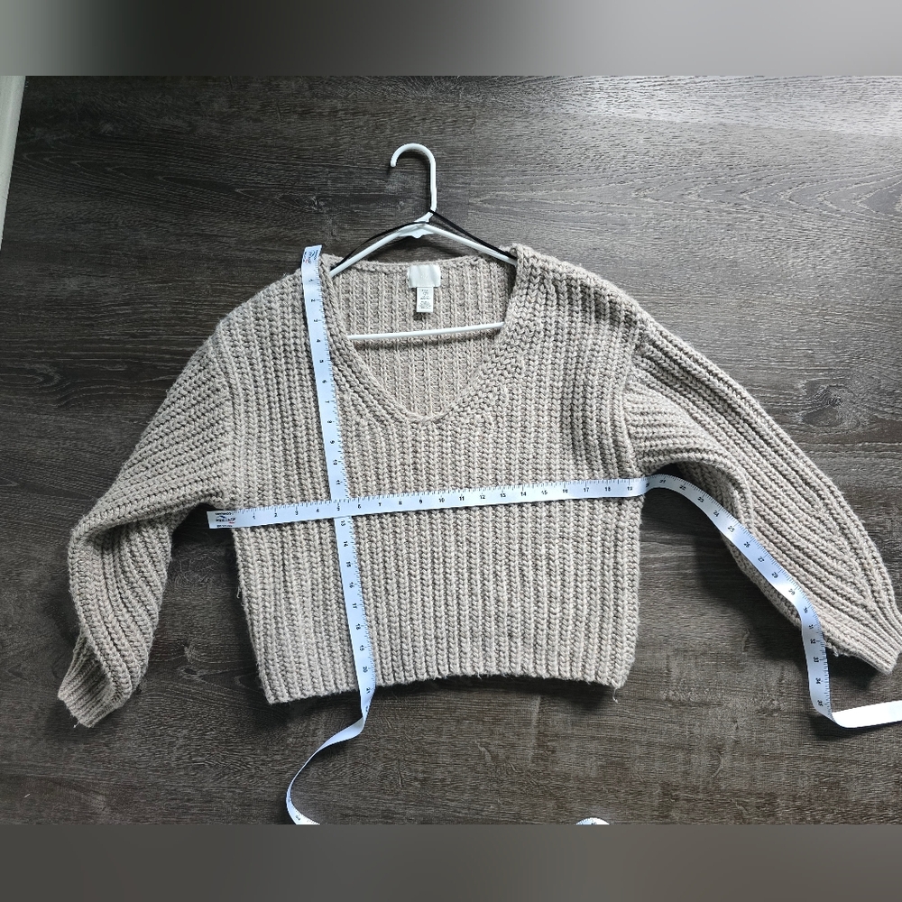 Cozy Chunky Knit Beige Sweater